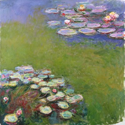 Waterlilies (detail) by Claude Monet